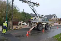 Le chantier d'enfouissement de Saint-Ouen-en-Belin en images