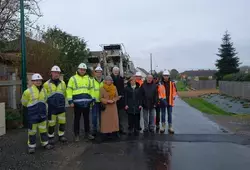 Le chantier d'enfouissement de Saint-Ouen-en-Belin en images