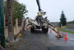 Le chantier d'enfouissement de Saint-Ouen-en-Belin en images
