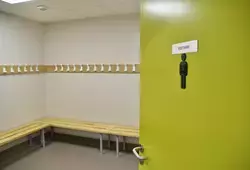 Les nouveaux vestiaires rénovés