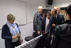 L'inauguration et le collège en images