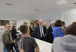 L'inauguration et le collège en images