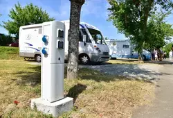 L'inauguration de l'aire de camping-car de Luché-Pringé