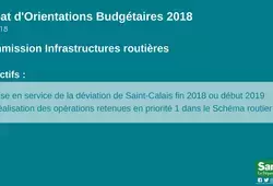 COMMISSION INFRASTRUCTURES ROUTIÈRES