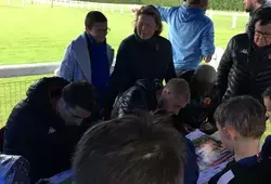 Rencontre entre de jeunes sarthois et les joueurs du Mans FC