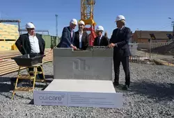 Pose de la 1ère pierre Oui Care