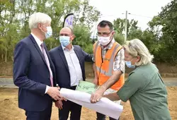 À  Parence, un chantier mené au grand galop !