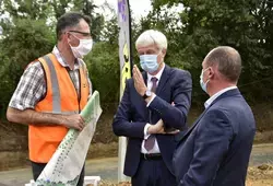 À  Parence, un chantier mené au grand galop !