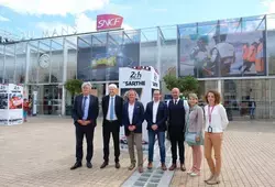 Expositions 24 Heures du Mans à la gare 2021