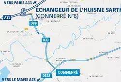 Image d'illustration de l'échangeur de l'Huisne sarthoise