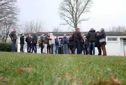 Première pierre à Sainte-Osmane