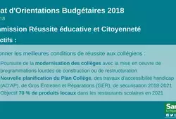 COMMISSION RÉUSSITE ÉDUCATIVE ET CITOYENNETÉ