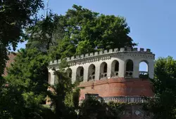 Terrasse Caroline du château de Poncé-sur-Loir