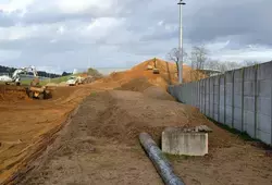 Le circuit des 24H du Mans en travaux 