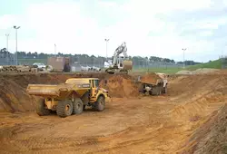 Le circuit des 24H du Mans en travaux 