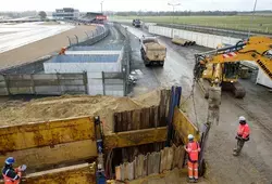 Le circuit des 24H du Mans en travaux 