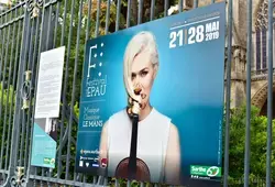 Exposition Nikolaj Lund sur les grilles de l'Hôtel du Département