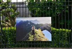 Exposition Nikolaj Lund sur les grilles de l'Hôtel du Département