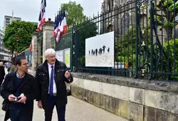 Exposition Nikolaj Lund sur les grilles de l'Hôtel du Département