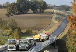 Viaduc de l'Anille : 312 tonnes pour tester sa solidité 