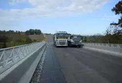 Viaduc de l'Anille : 312 tonnes pour tester sa solidité 