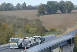Viaduc de l'Anille : 312 tonnes pour tester sa solidité 