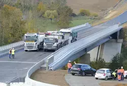 Viaduc de l'Anille : 312 tonnes pour tester sa solidité 