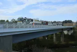 Viaduc de l'Anille : 312 tonnes pour tester sa solidité 