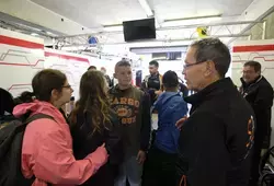Visite des stands