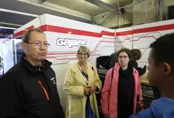 Visite des stands