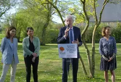 Inauguration des aménagements de la rue Saint Martin à Souligné-sous-Ballon