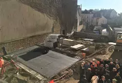 Première pierre du centre international d’art actuel
