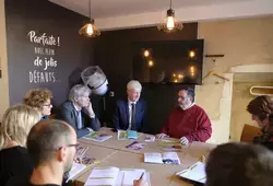 Première pierre du centre international d’art actuel