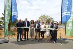 Inauguration du giratoire Jacques Bouillault à La Flèche