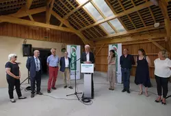 Inauguration du giratoire Jacques Bouillault à La Flèche