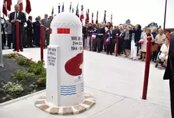 Cérémonie des 75 ans de la Libération de la Hutte