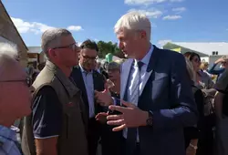 Visite de l'espace agricole