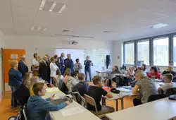 Inauguration du collège Marcel Pagnol de Noyen-sur-Sarthe