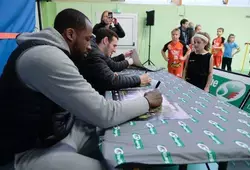 Des joueurs du MSB à la rencontre des jeunes basketteurs