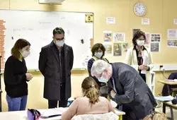 Image d'illustration de la visite du collège Les Quatre Vents