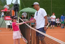 Image d'illustration de la rencontre avec Yannick Noah et Tatiana Golovin