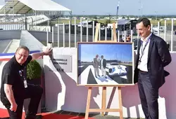 Inauguration de la passerelle « Don Panoz » sur le circuit des 24 Heures