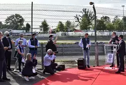Inauguration de la passerelle « Don Panoz » sur le circuit des 24 Heures
