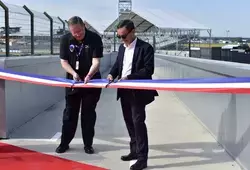 Inauguration de la passerelle « Don Panoz » sur le circuit des 24 Heures