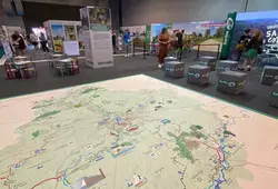 Image d'illustration de l'inauguration du stand du Département