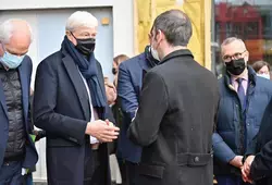 Visite ministérielle du futur centre de cancérologie de la Sarthe