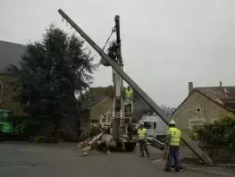 Réseaux enlèvement poteaux