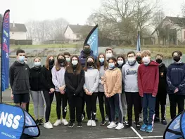 L’athlète Kevin Luron, à la rencontre des collégiens