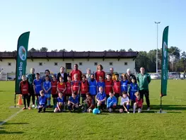 Football: les footballeurs pro à la rencontre de jeunes Sarthois