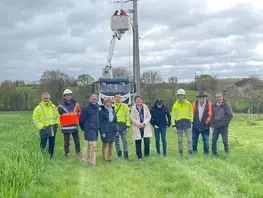 Enfouissement du réseau à St-Marceau